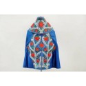 Blue parade capes embroidered in Silver.